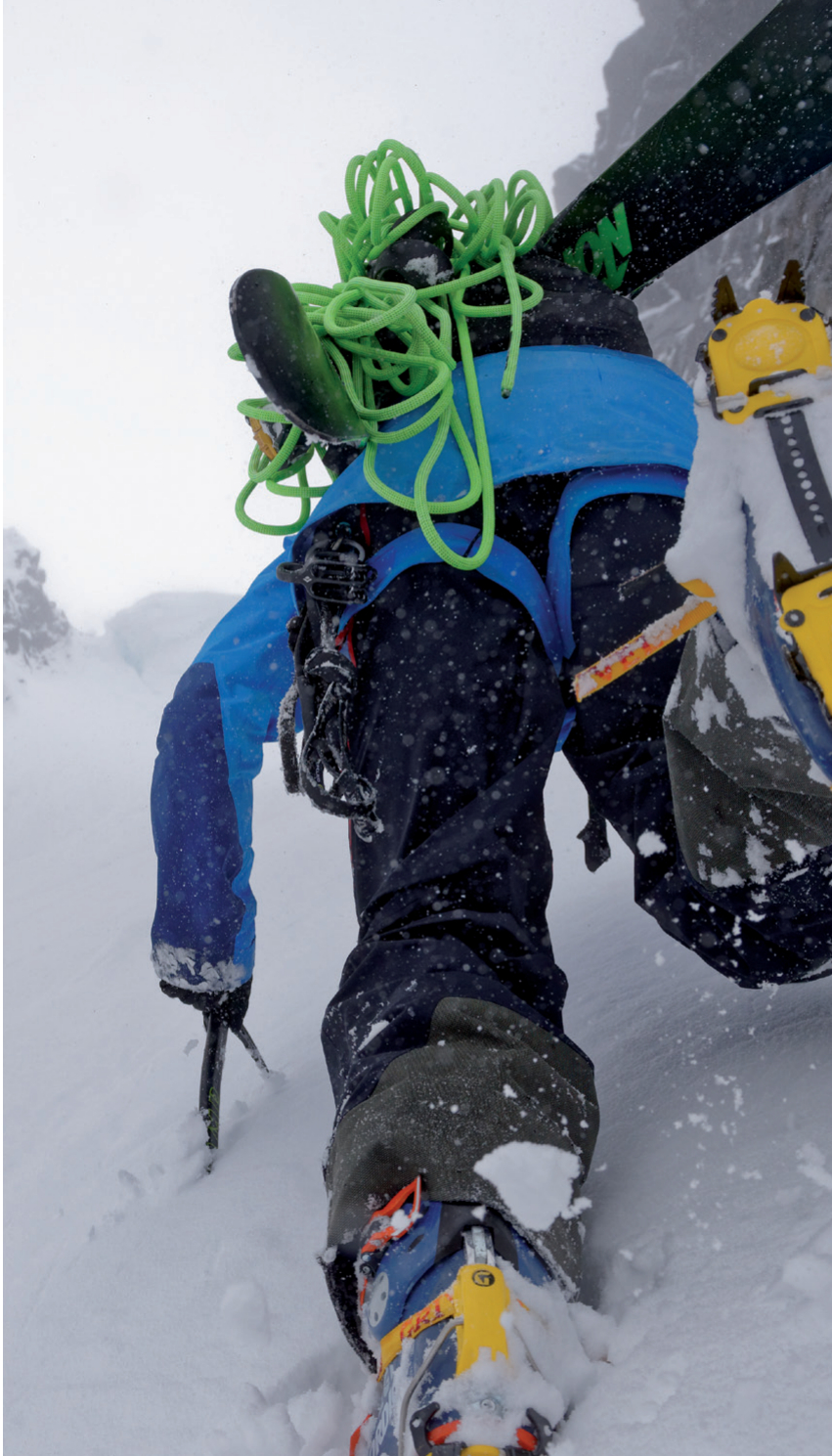 Skiing next to Sweden’s highest Peak