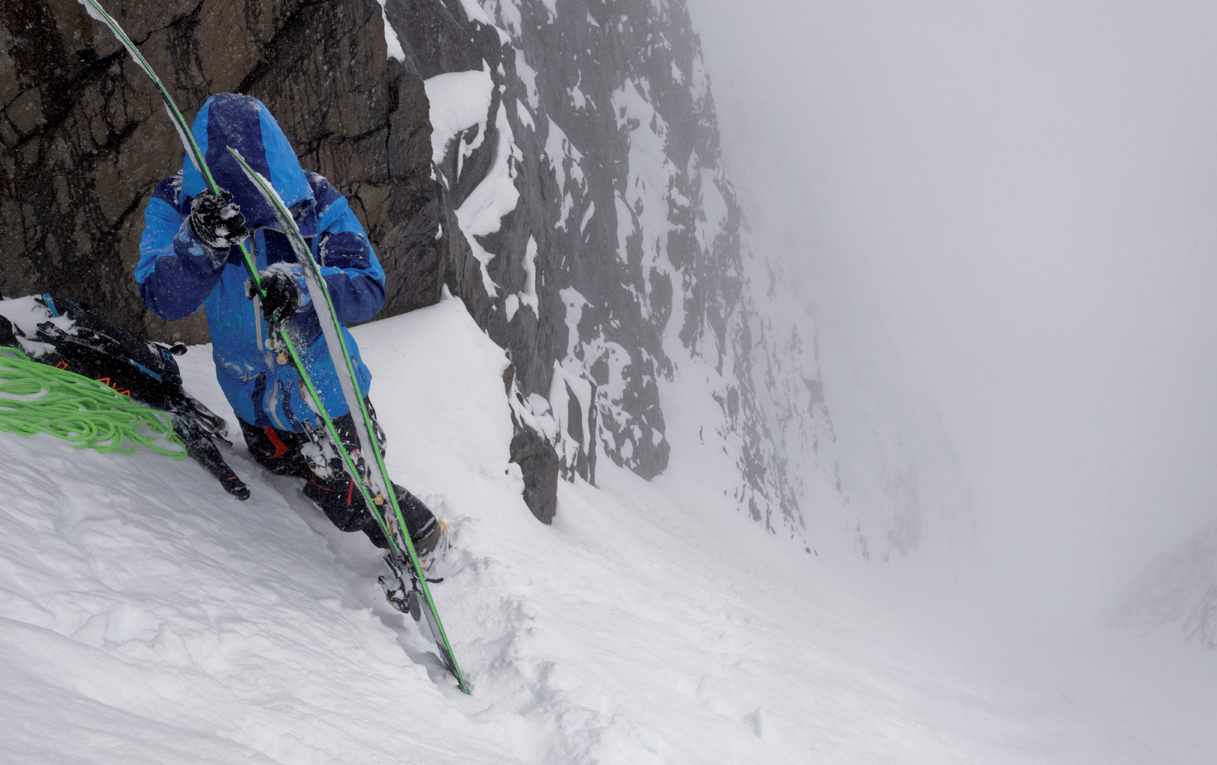 Skiing next to Sweden’s highest Peak