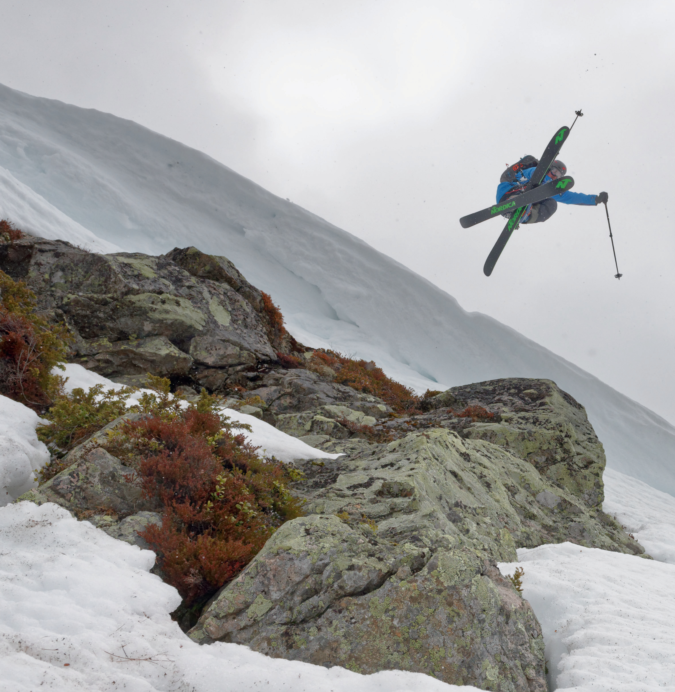 Skiing next to Sweden’s highest Peak