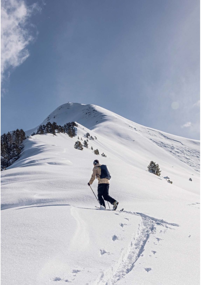 Rappeling to the Powder Stash