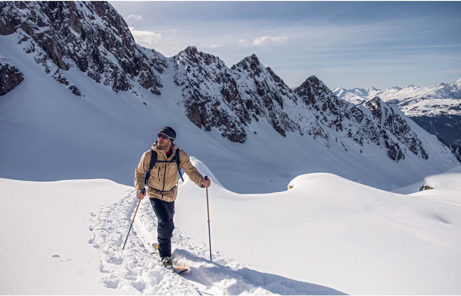 Rappeling to the Powder Stash