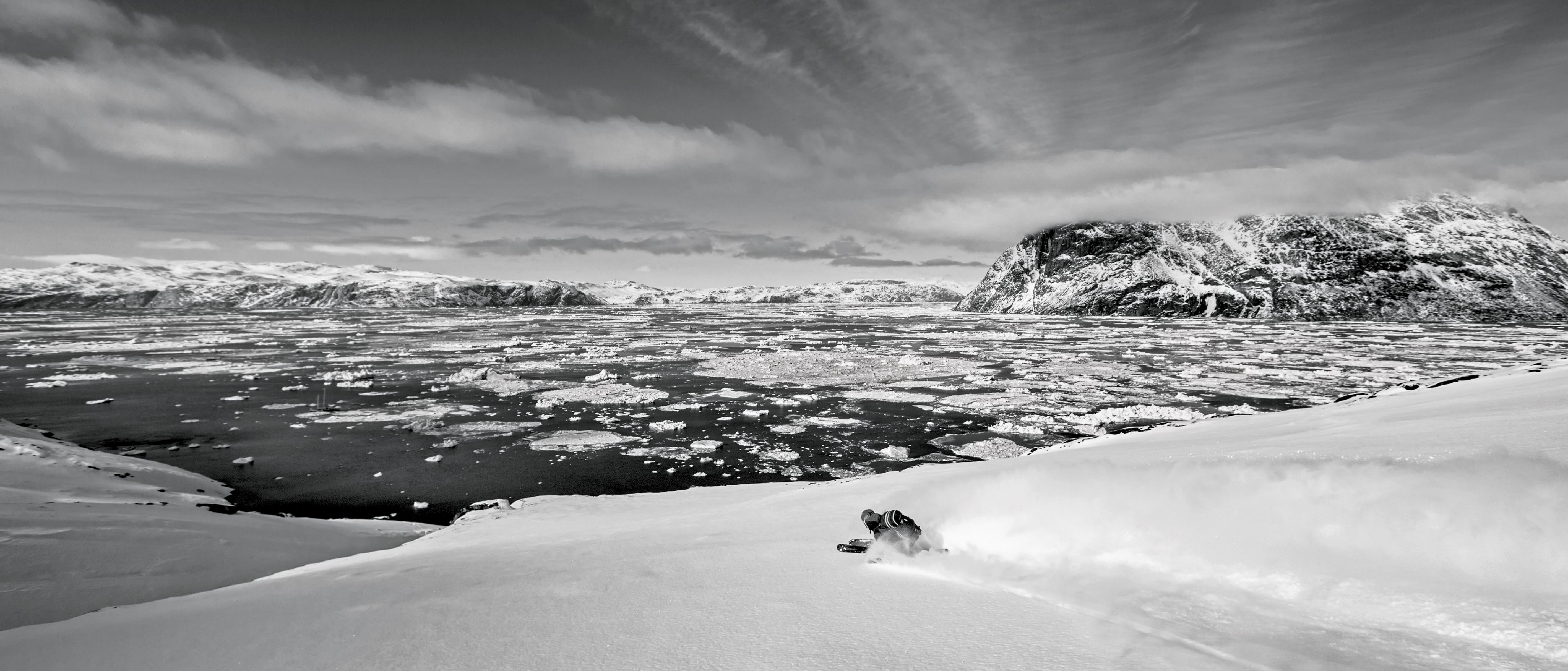 Fjord Skiing in Greenland