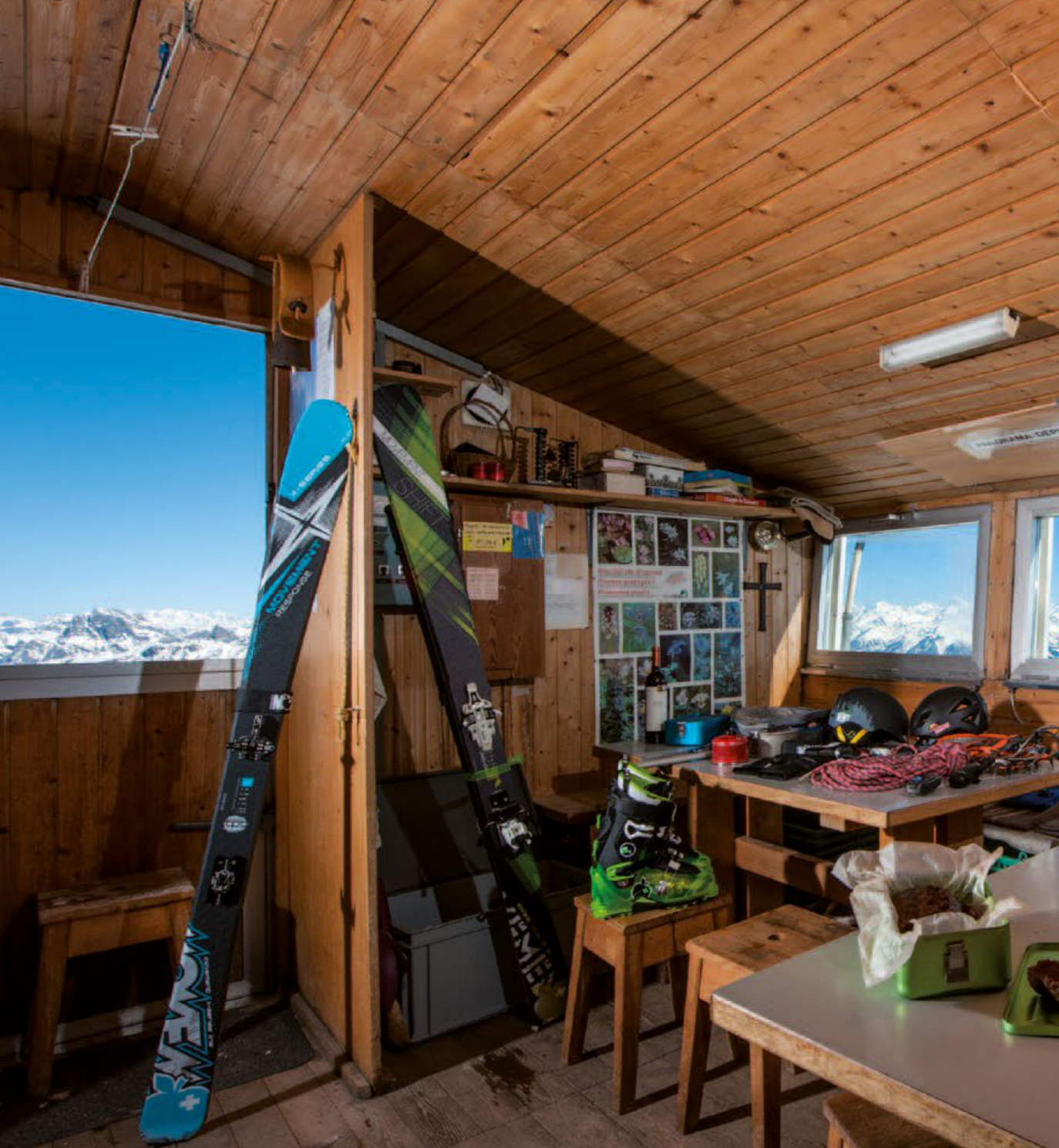 Skiing the Gate Keeper of the Valais