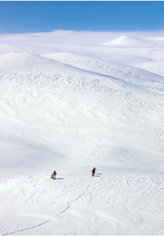 Ski Touring along Route 51