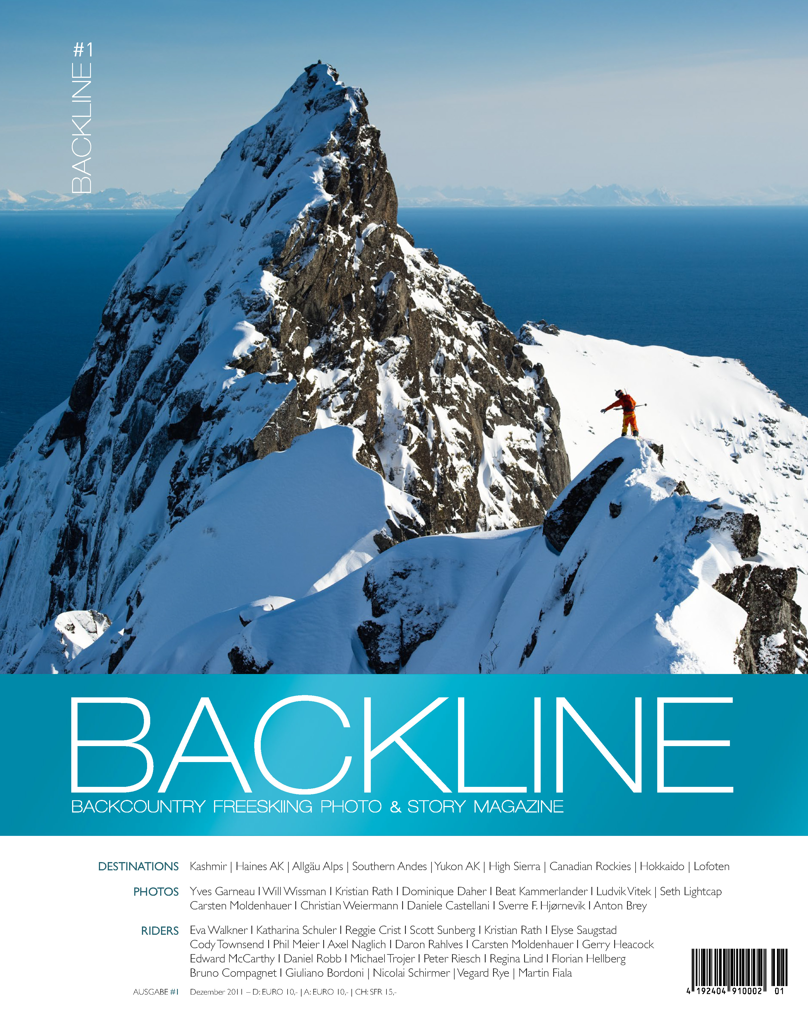 BACKLINE magazine 2011 cover