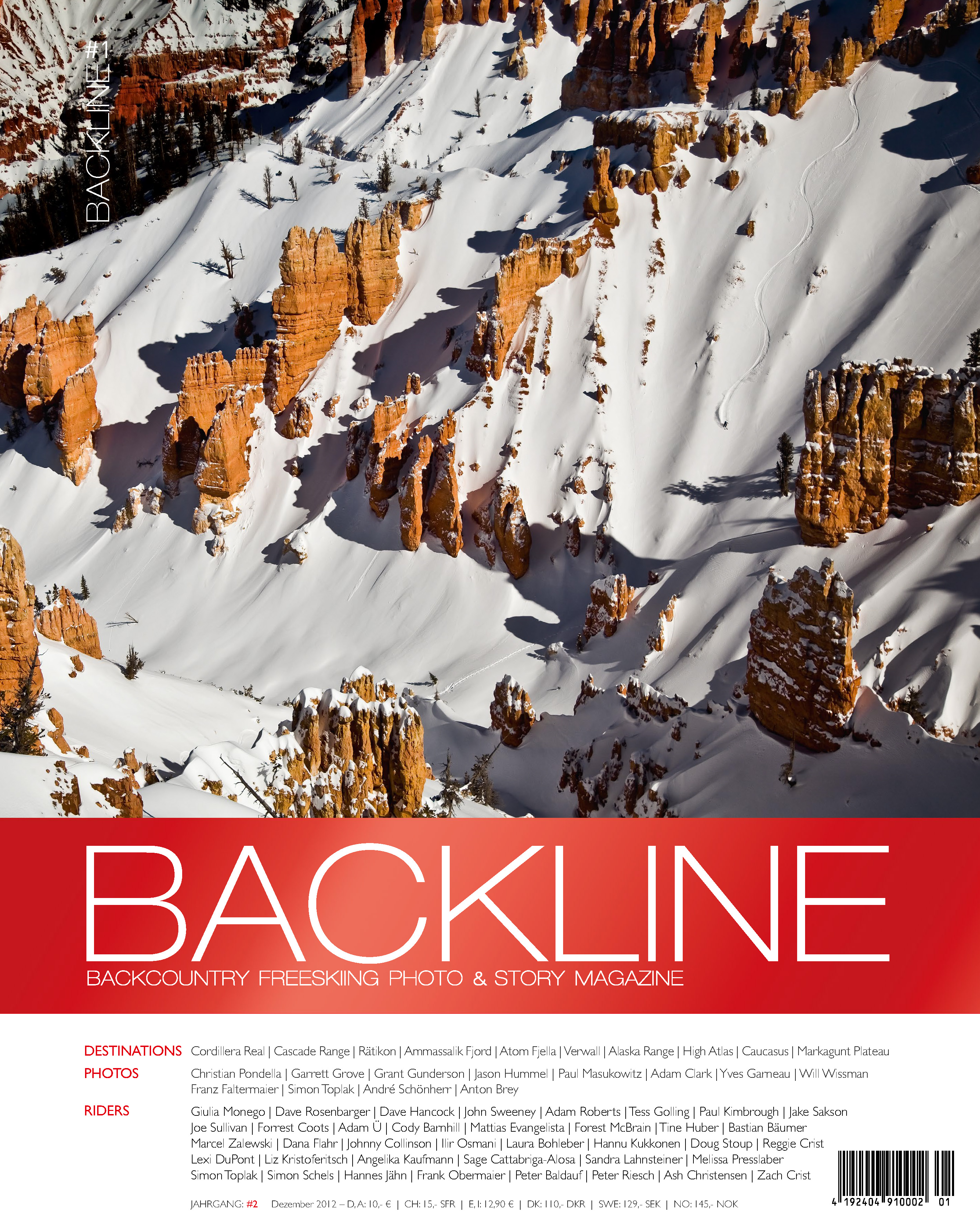 BACKLINE magazine 2012 cover