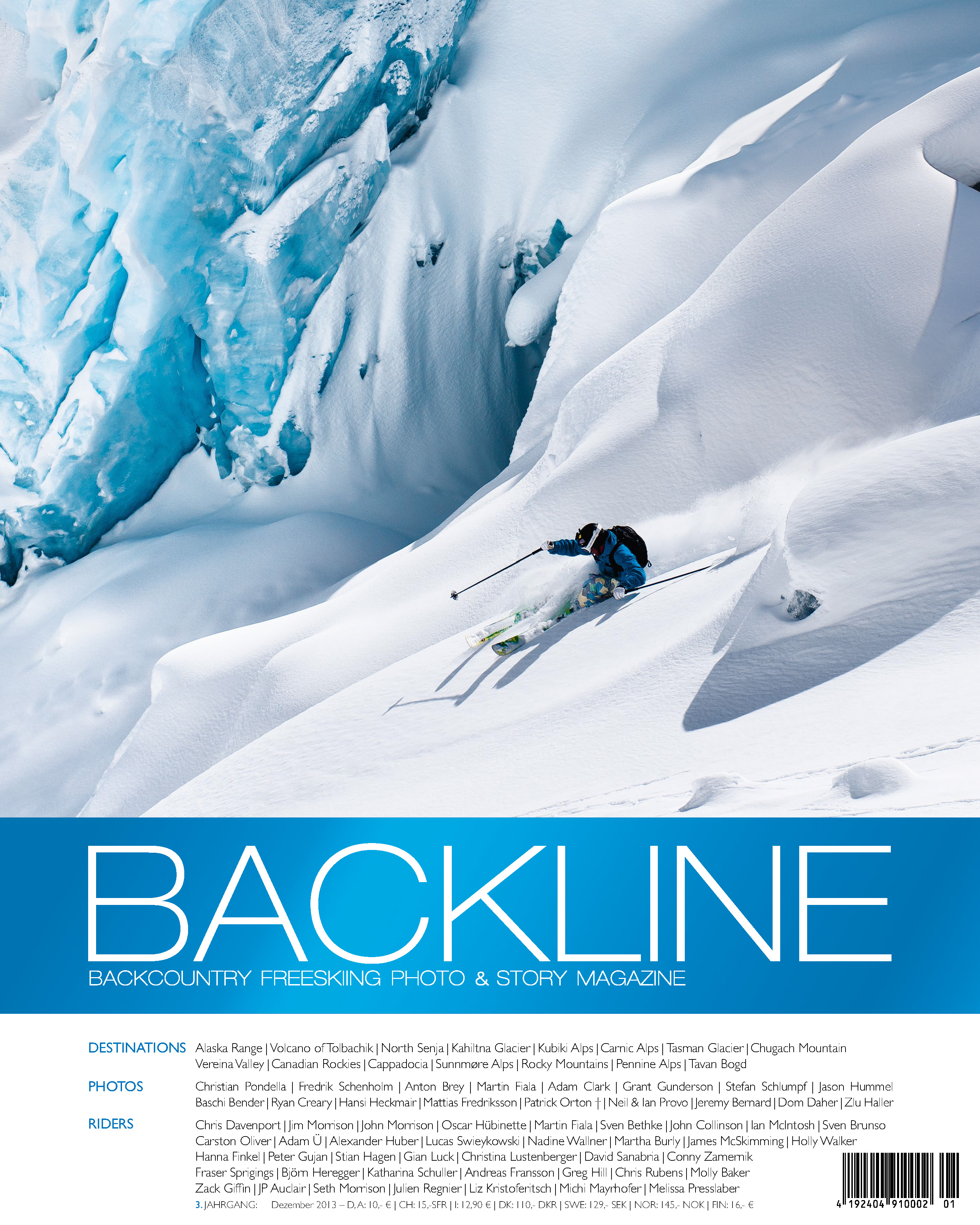 BACKLINE magazine 2013 cover