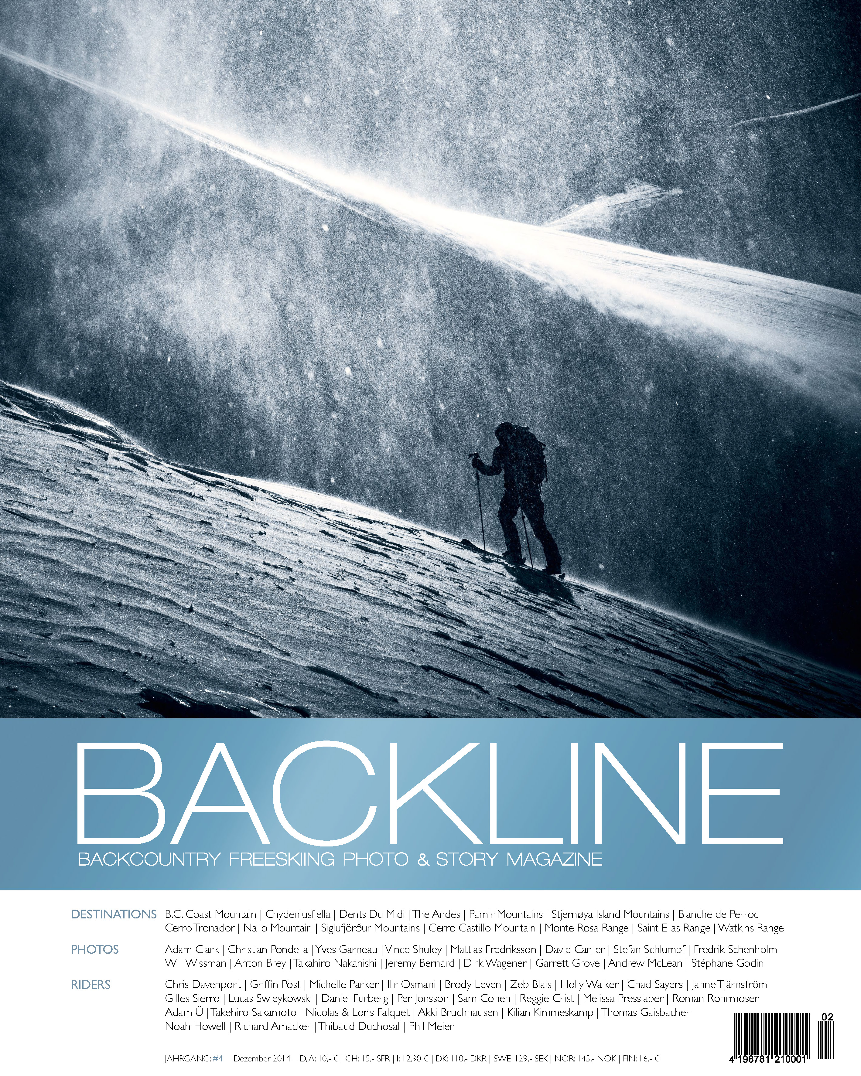 BACKLINE magazine 2014 cover