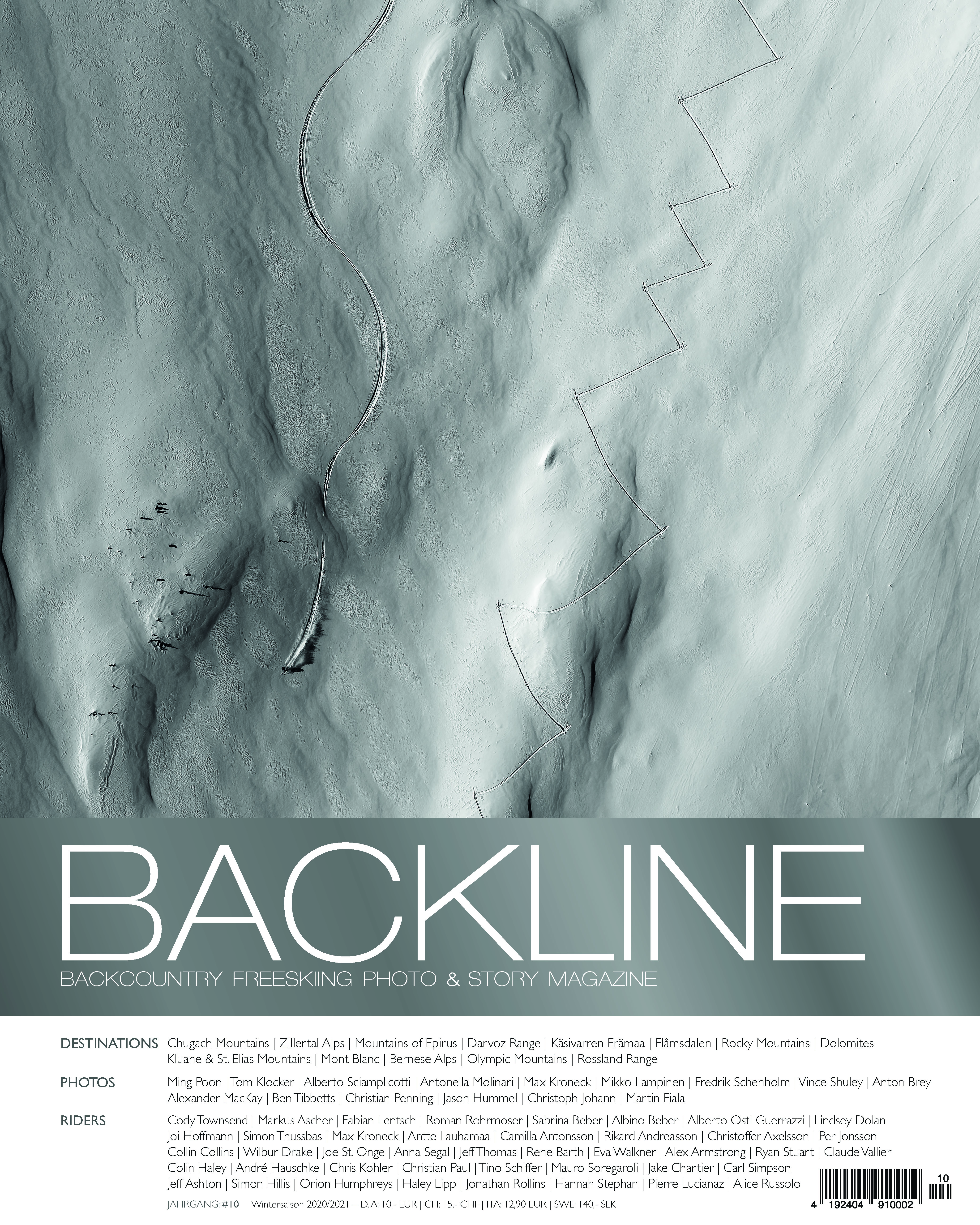 BACKLINE magazine 2020 cover