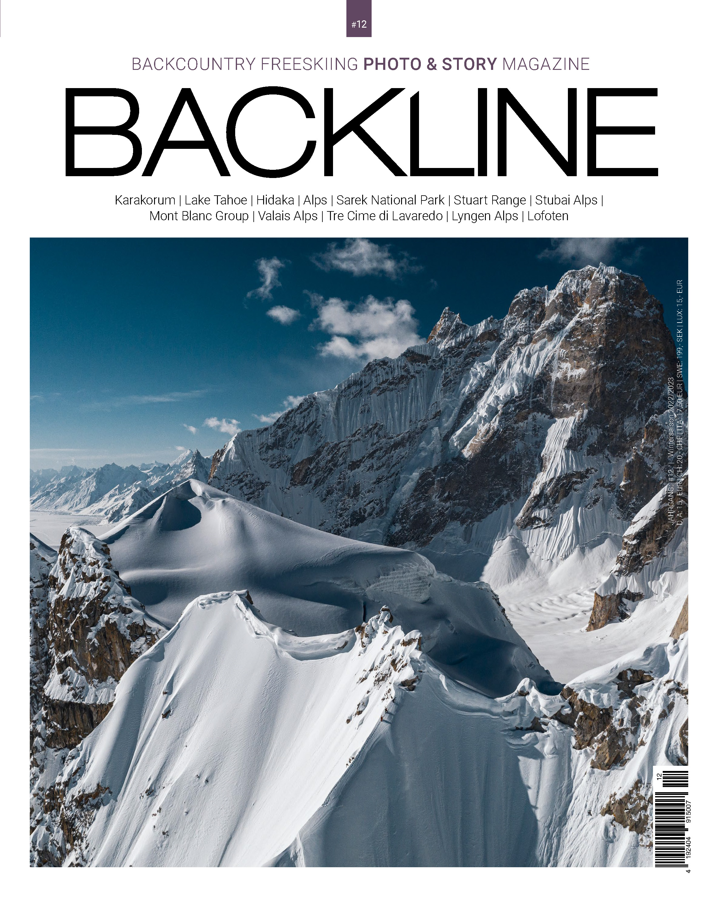 BACKLINE magazine 2022 cover