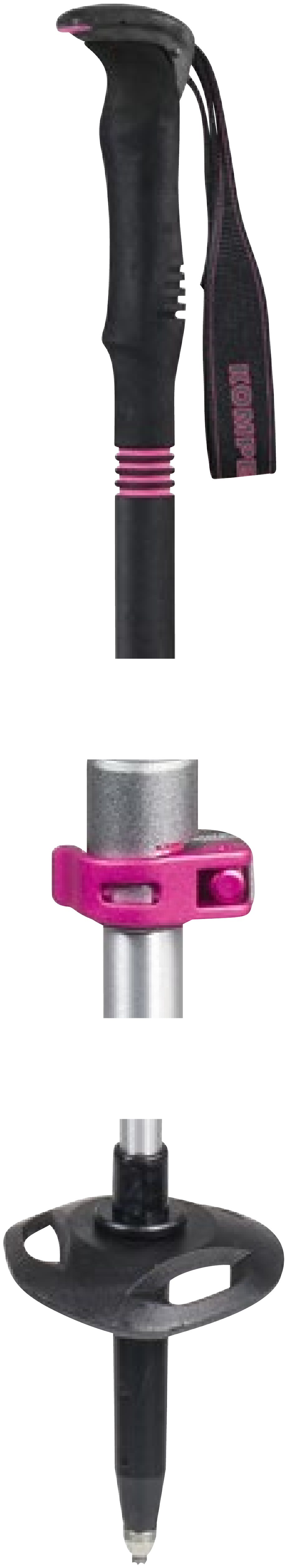 Komperdell Contour Titanal II Foam Pink