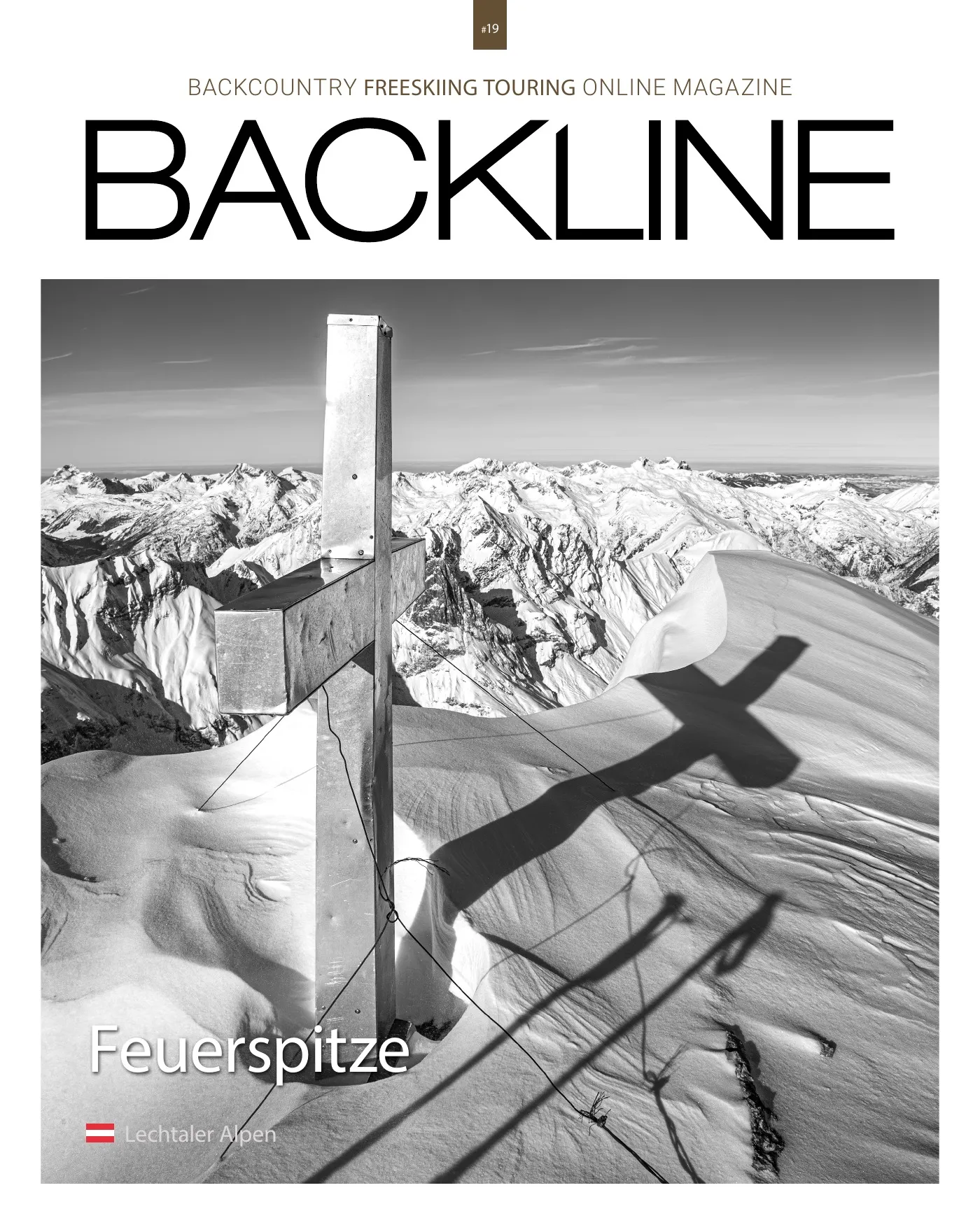 Cover des Tourenmagazins: Skitour Feuerspitze