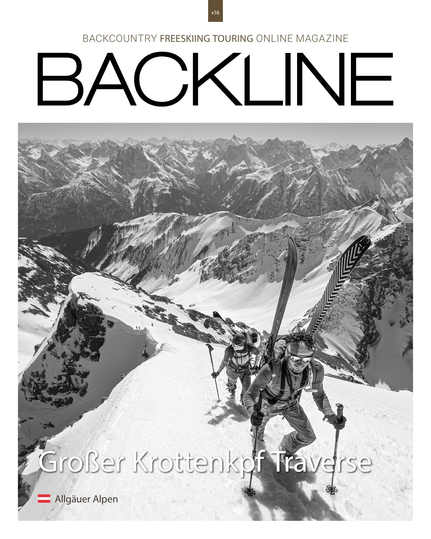 Cover des Tourenmagazins: Skitour Großer Krottenkopf Traverse