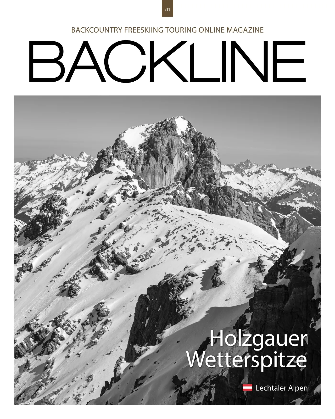 Cover des Tourenmagazins: Skitour Holzgauer Wetterspitze