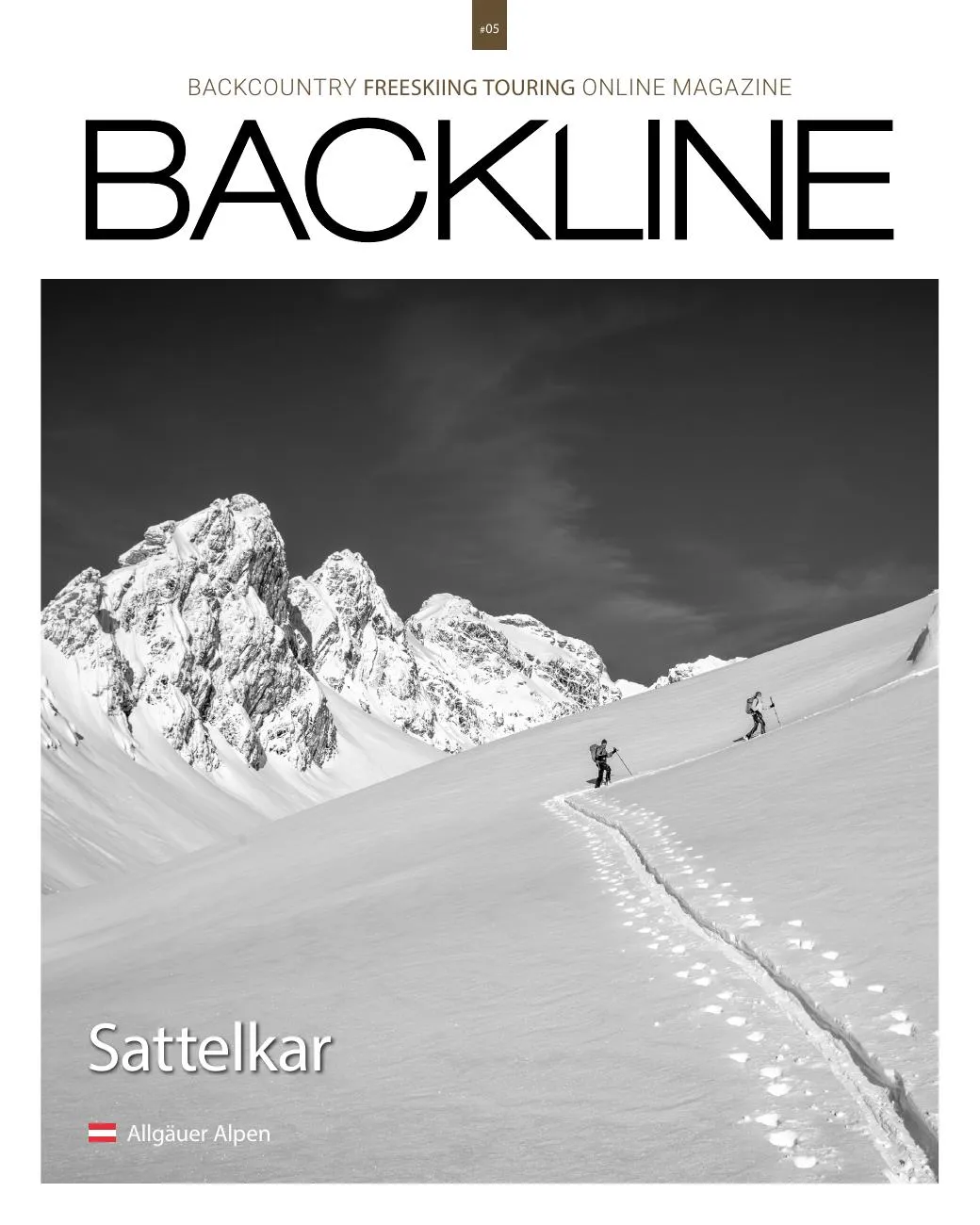 Cover des Tourenmagazins: Skitour Sattelkar