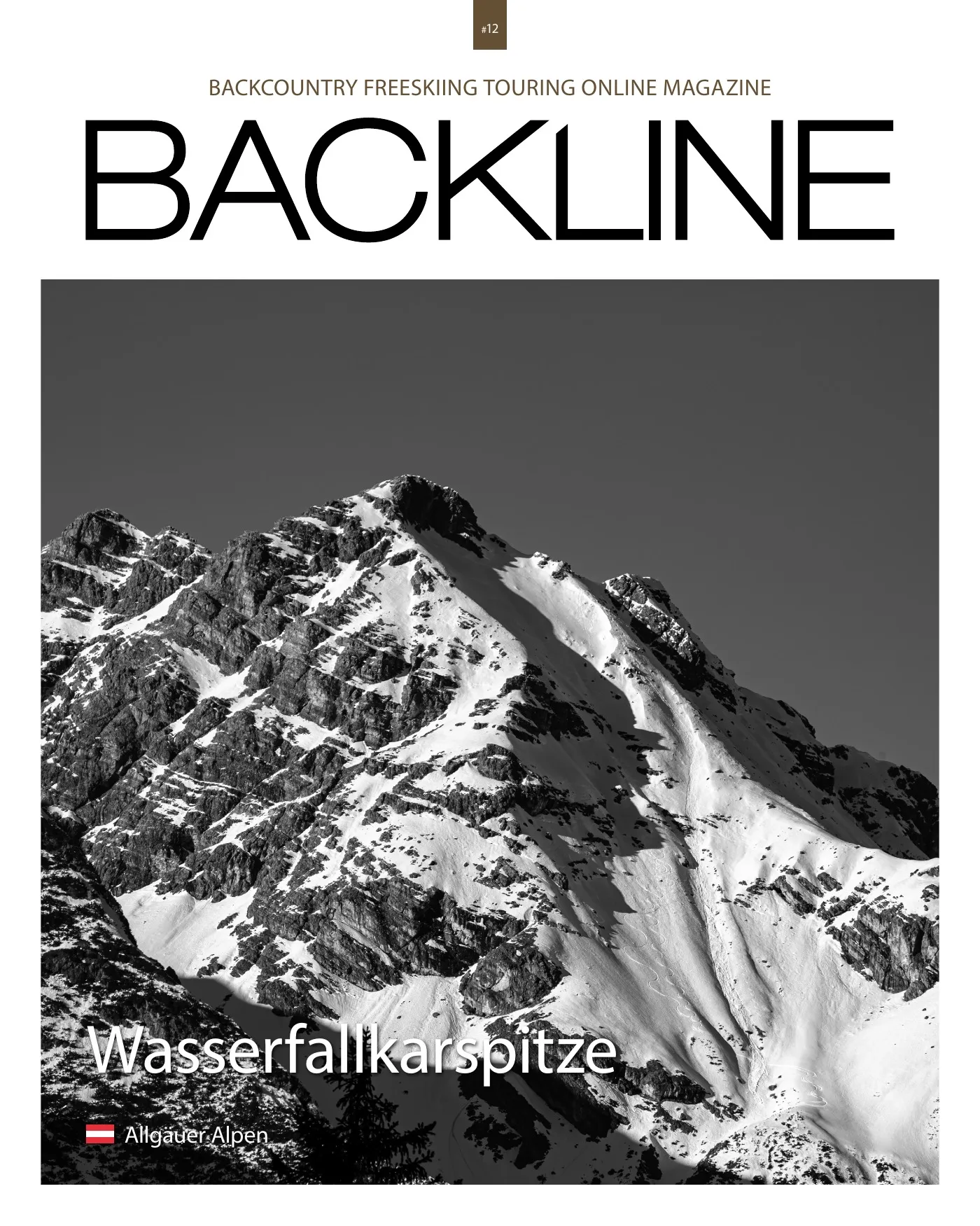 Cover des Tourenmagazins: Skitour Wasserfallkarspitze